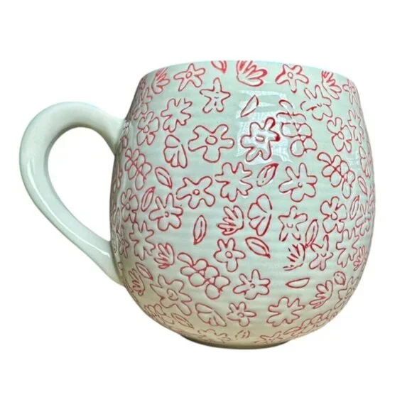 World Market Hand Painted Ceramic Mug - Picture 1 of 6